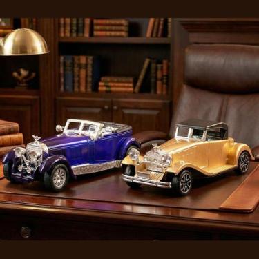 Imagem de Carro Miniatura Clássic Antigo Fricção Colecionável Kit 2pçs - Genéric