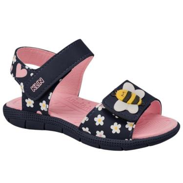 Imagem de SANDALIA PAPETE TIC TAC 711 MARINHO/ROSA DOCE KLIN-Feminino