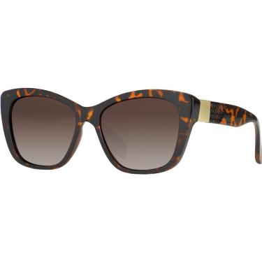 Imagem de Óculos de Sol Feminino Grande Tartaruga Oncinha Polarizada Proteção UV400 Lente Confortável 6588-Feminino