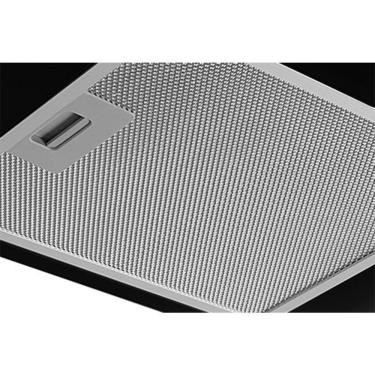 Imagem de Coifa de Parede 60cm Vidro Curvo Terim Preto Com Inox 110V