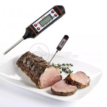 Imagem de Termômetro Culinário Cozinha Digital Mede -50ºc A +300ºc
