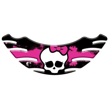 Imagem de Adesivo Rabeta Resinado Honda Biz 125 2006 A 2010 Rosa Rosa