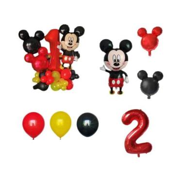 Imagem de Balões De Folha Mickey Mouse De 32 Polegadas, 22 Peças, Decorações Par