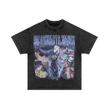Imagem de Camiseta Gráfica Masculina Anime JoJo's Bizarre Adventure DIO, Camiset