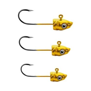 Imagem de Anzóis Leves Com Cabeça De Jig (5 Peças) Para Iscas Artificiais Flexív