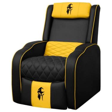 Imagem de Poltrona Gamer Troia Streammer Reclinável Resistente 150kg - SOFA STOR