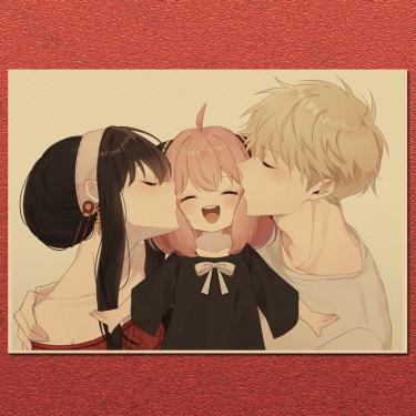 Imagem de Pôster SPY × FAMILY Vintage Kraft Paper Anime 20x30cm Iron