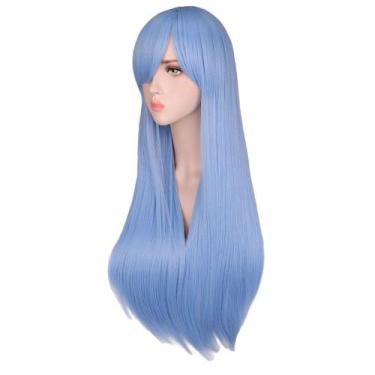 Imagem de Peruca de cosplay para cabelo sintético Rimuru Tempest Reencarnated Sl
