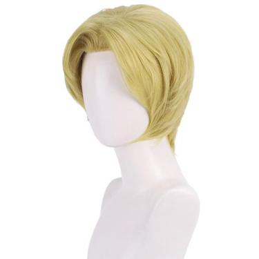 Imagem de Peruca de cosplay Attacks On Titans Zekes Jaegers Synthetic Hair - yiw