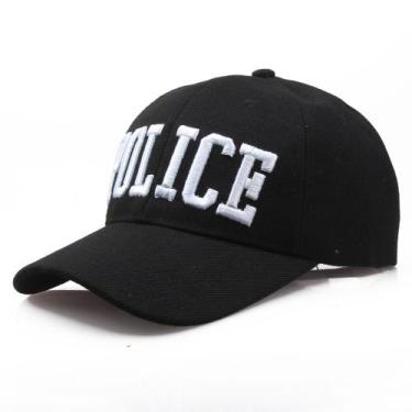 Imagem de Boné de beisebol Cotton Tactical Trucker POLICE para adulto - Yiweisai