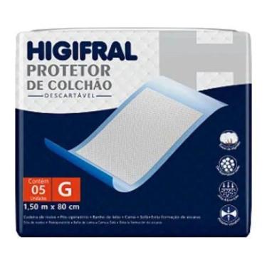 Imagem de Protetor de Colchão Higifral Adulto G C/5 Unidades - EUROFRAL INDUST D