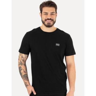 Imagem de Camiseta Calvin Klein Jeans Masculina Dark Square Preta-Masculino