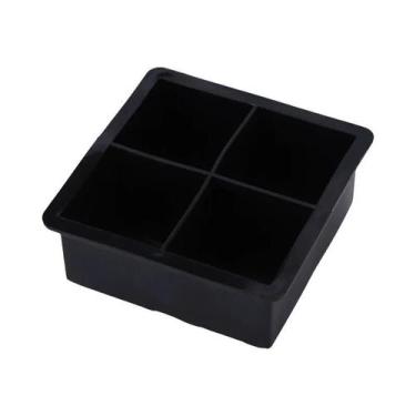 Imagem de Forma Grande De Silicone Para Cubos De Gelo Com Tampa, Bandeja De Gelo