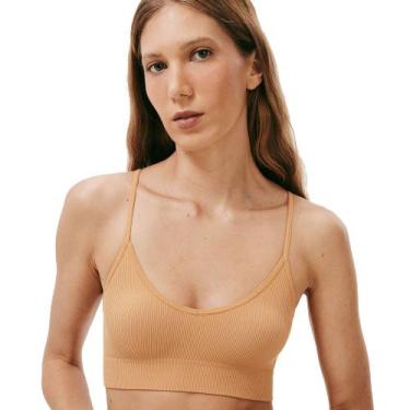 Imagem de Top Básico Hering Sem costura, Hrg1r, Laranja claro, G