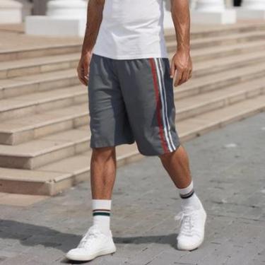 Imagem de Bermuda Tactel Masculina Treino Bolso Traseiro 381 - P-Masculino
