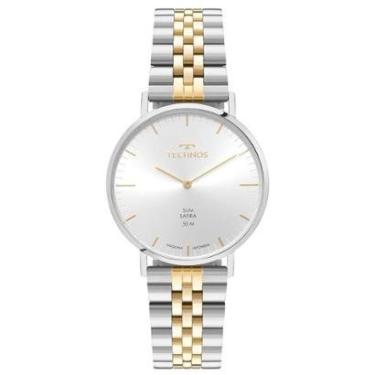Imagem de Relógio Technos Masculino Slim Bicolor - 2025LUJ/1K-Masculino