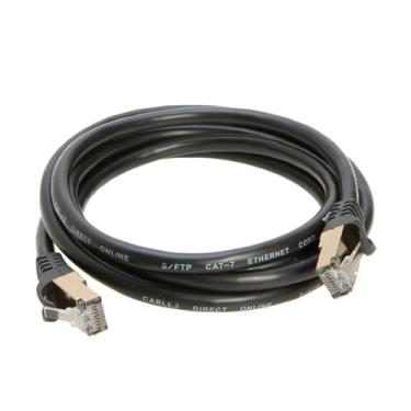 Imagem de Cables Direct Online Cabo de rede Ethernet Ethernet de cobre S/FTP Cat7, fio de Internet, compatível com PC, laptop, modem, roteador, TVs, cabo de impressora, consoles para casa e escritório (1,8 m,