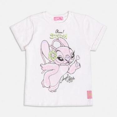 Imagem de Blusa Infantil Menina Stitch e Angel Beijinhos Momi-Feminino