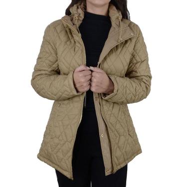 Imagem de Jaqueta Feminina Alpelo Dupla Face Marrom Mascavo - 2030003-Feminino