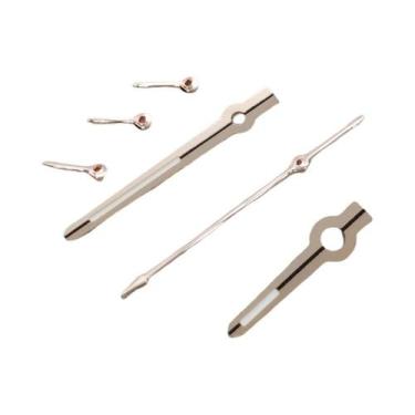 Imagem de Relógio Luminoso Prata Preto Dourado Com Ponteiros De 6 Pinos Moviment