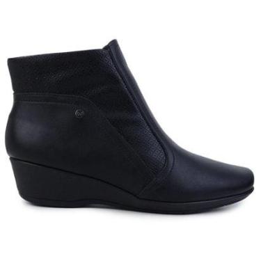 Imagem de Bota Feminina Piccadilly Anabela Preto - 143217-14-Feminino
