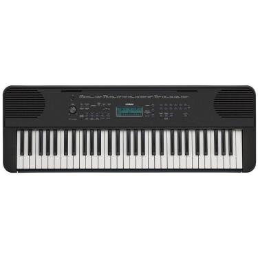 Imagem de Teclado Arranjador 61 Teclas Sensitivas PSR E360 Preto com Fonte Bivolt Yamaha