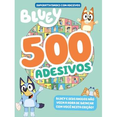 Imagem de Livro - Bluey Superatividades com Adesivos - 500 Adesivos