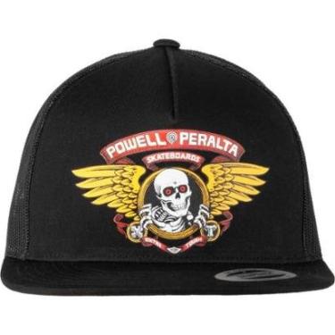 Imagem de Boné Powell Peralta Winged Ripper Trucker Cap Black-Masculino