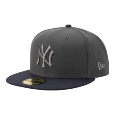 Imagem de Boné New Era 5950 New York Yankees Tonal Cinza Escuro-Masculino