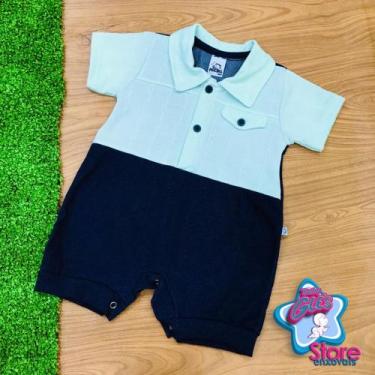 Imagem de Bermuda e camisa masculina infantil - Baby gle's , Preto, P