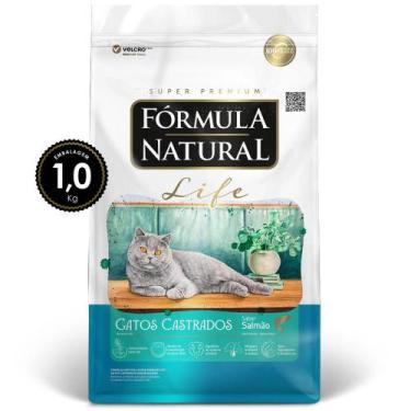 Imagem de Ração Fórmula Natural Super Premium Life Gato Castrado 1Kg