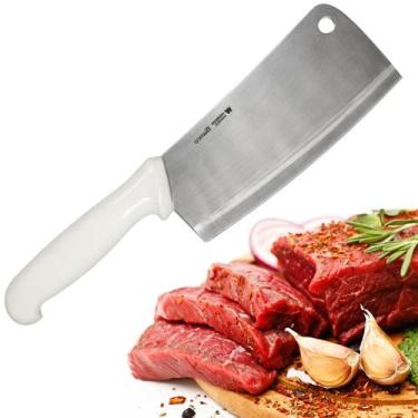 Imagem de Cutelo De Cozinha 7" Aço Inox Com Cabo Plástico Ergonômico - Western