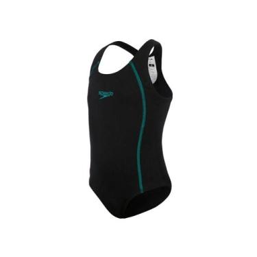 Imagem de Maiô Speedo Acqua Basic Kids Preto -, 8