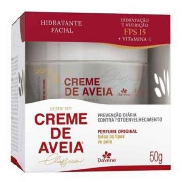 Imagem de Hidratante Facial da Davene Creme de Aveia Todos Os Tipos de Pele 50 G