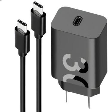 Imagem de Carregador De Celular Turbo 30W Type-c Pd Com Cabo 1 Metro Lehmox - LE