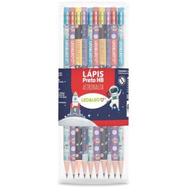 Imagem de Lapis Preto Redondo Decorado Astronauta HB C/BORRACHA (S) POTE-72 - Le