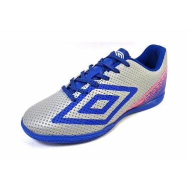 Imagem de Tenis FORCE Futsal cza/azl/rsa - Umbro, 40