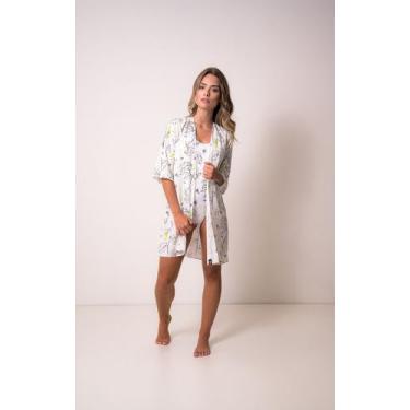 Imagem de kimono fullprint folhagem - Booq