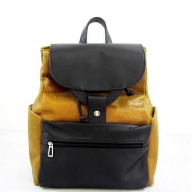 Imagem de Mochila em couro com bolsos Maria Adna