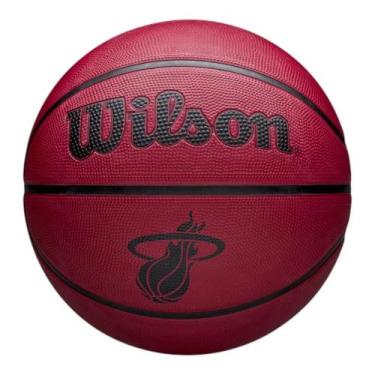 Imagem de Bola de Basquete Wilson Miami Heat Team Tribute Solid 7