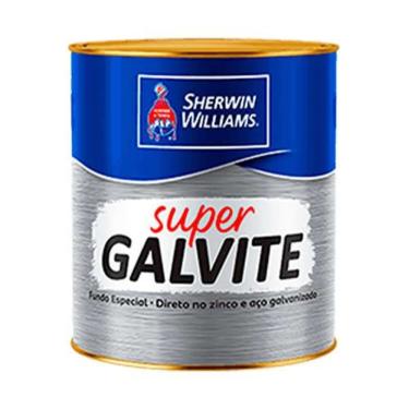 Imagem de Fundo Especial para Aço Galvanizado Metalatex Premium SUPER GALVITE Branco Gelo 900ML com Secagem Rápida e Alto