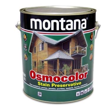 Imagem de Stain Preservativo para Madeira Osmocolor Stain Canela com Acabamento Acetinado Hidrorrepelente Marrom Montana