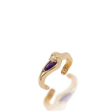 Imagem de Bra. hv2ap lotus roxa dourado ind - ANNA PRATA