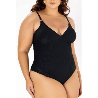 Imagem de Maiô Clássico com Bojo Removível Liso Zero Barriga - Banho de Mar, Pre