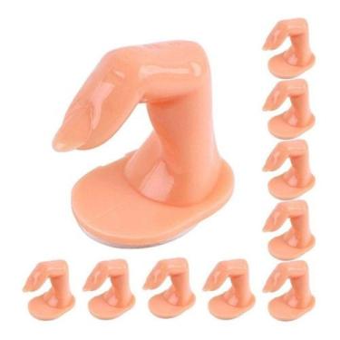 Imagem de Kit 10 Dedo Postiço Para Treinamento Unha De Gel Fibra Uv - OUTRAS MAR