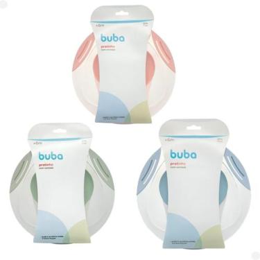 Imagem de Pratinho Infantil De Bebe Com Ventosa - Buba, Azul