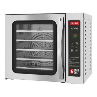 Imagem de Forno Convector Gran Chef FCV35 Vapor 5 Inox 220V G.Paniz, 220V