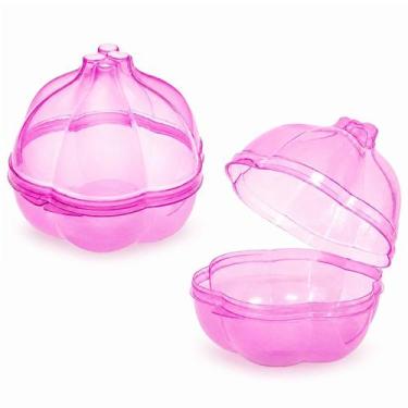 Imagem de Kit 2 Potes de alimentos Cebola e Alho 250ml Plasútil evita o cheiro -