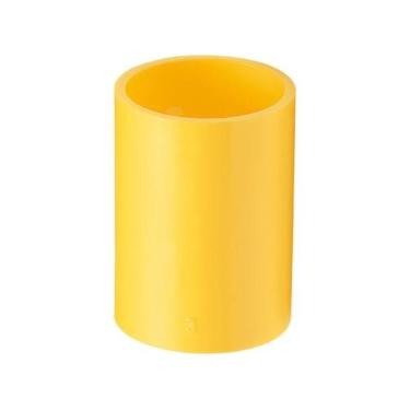 Imagem de Eletroduto Corrugado Luva de Junção por Encaixe 25mm Sistema Estanque Amarelo Amanco 25MM