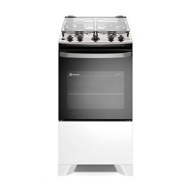 Imagem de Fogão 4 Bocas Electrolux Efficient com Mesa Inox PerfectCook e VaporBake FE4IW Bivolt